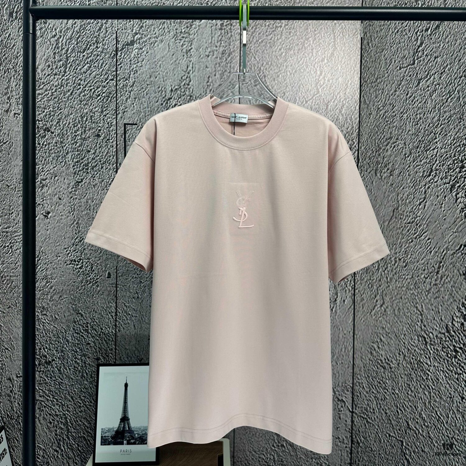 2025 Spring and Summer New Short Sleeve T-Shirt, Heavyweight Pure Cotton with Special Embroidery and 3D Print