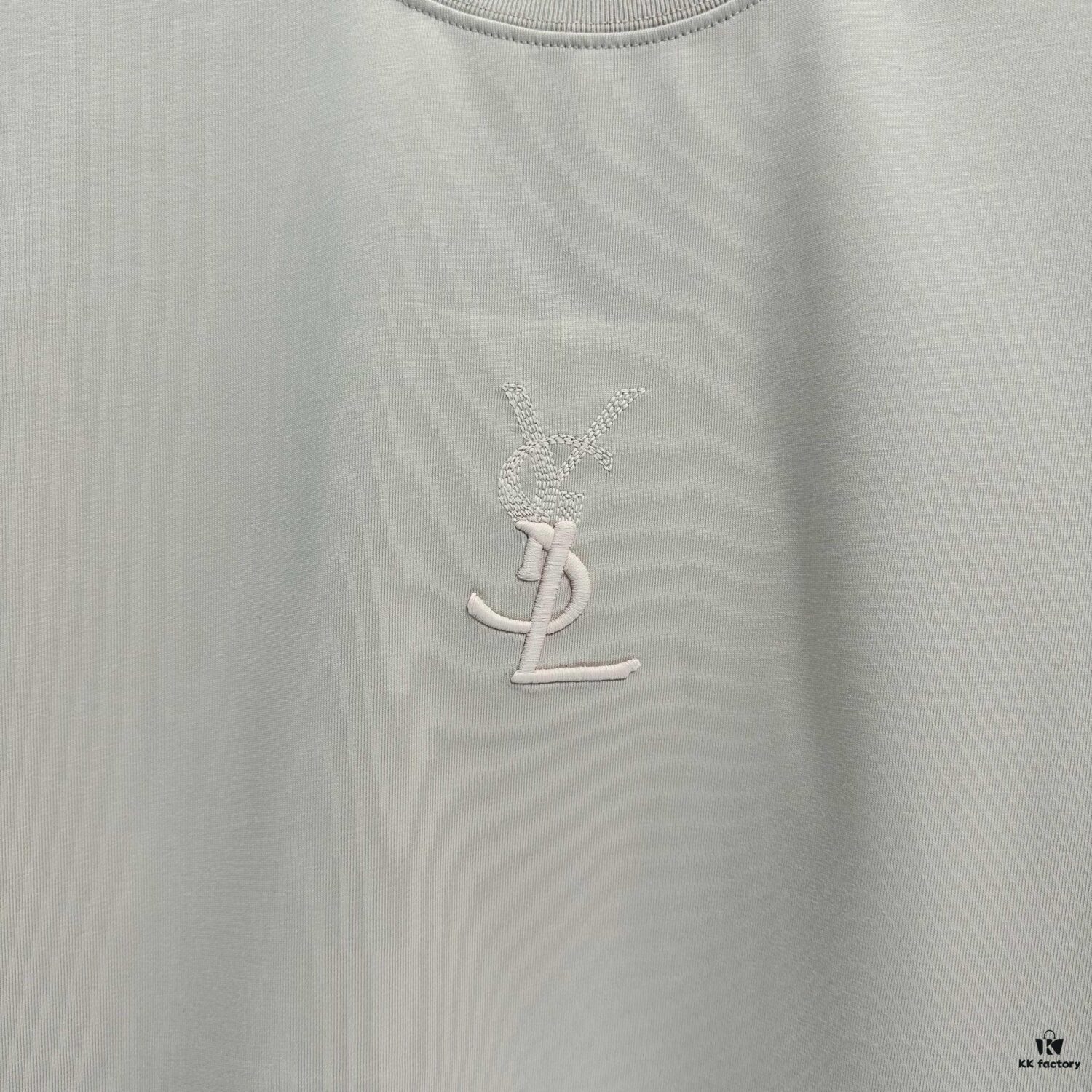 2025 Spring and Summer New Short Sleeve T-Shirt, Heavyweight Pure Cotton with Special Embroidery and 3D Print