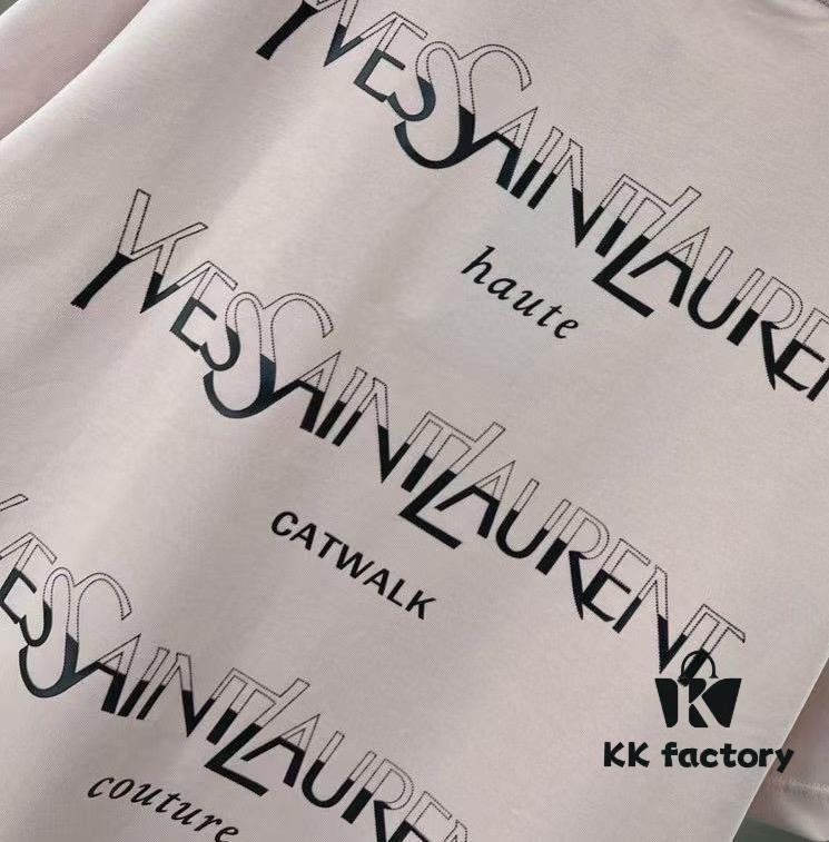 2025 Spring and Summer New Short Sleeve T-Shirt, Heavyweight Pure Cotton with Special Embroidery and 3D Print