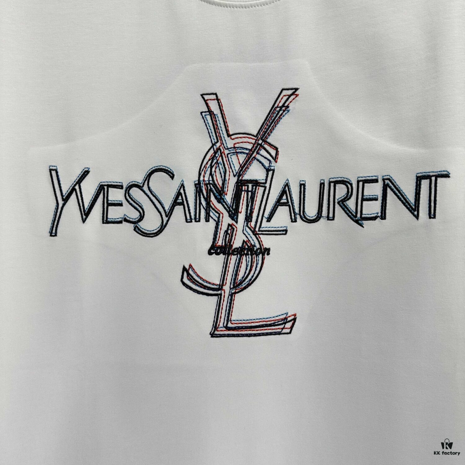 2025 Spring Summer New Arrival Short Sleeve T-Shirt, Heavyweight Pure Cotton with Special Embroidered Letters