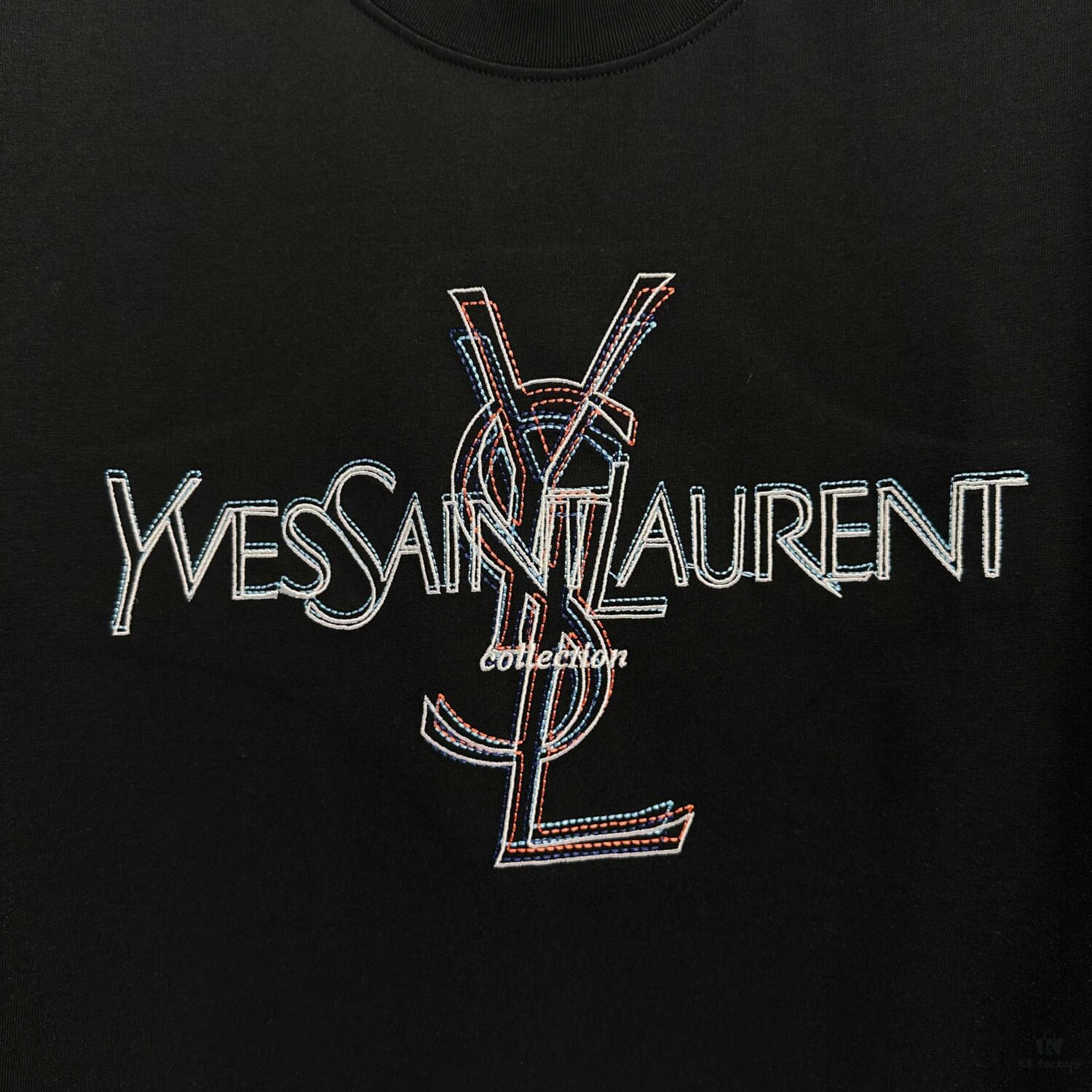 2025 Spring and Summer New Short Sleeve T-Shirt, Heavyweight Pure Cotton with Special Embroidered Letters