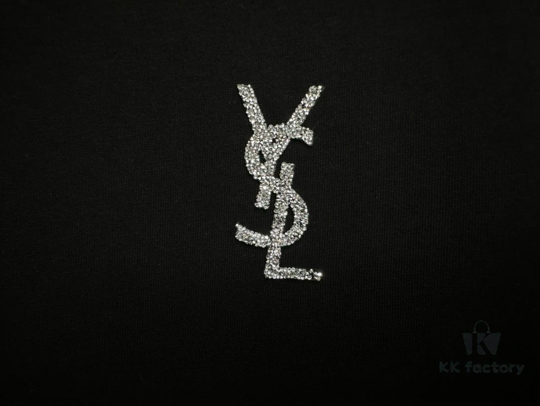 YSL Saint Laurent 25SS Classic Logo Short Sleeve T-Shirt