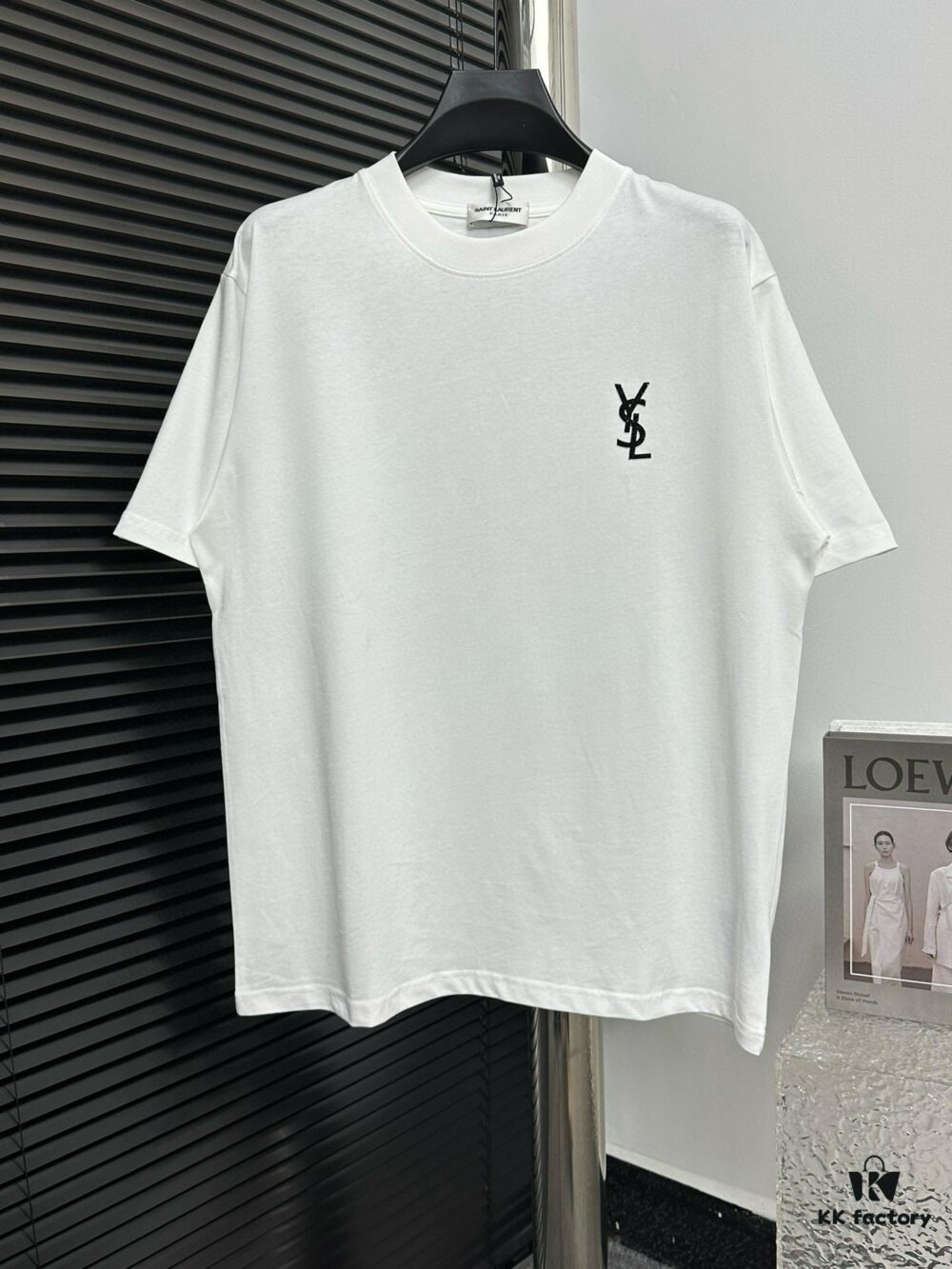 YSL Saint Laurent 25SS Classic Logo Short Sleeve T-Shirt