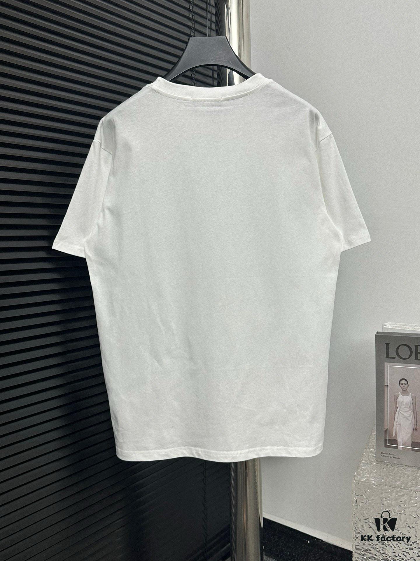 YSL Saint Laurent 25SS Classic Logo Short Sleeve T-Shirt