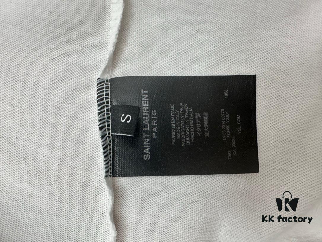 YSL Saint Laurent 25SS Classic Logo Short Sleeve T-Shirt