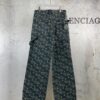 Chrome Hearts CH Full Print Jacquard Flared Denim Jeans