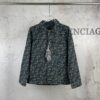 Chrome Hearts CH Full Print Jacquard Denim Jacket Coat