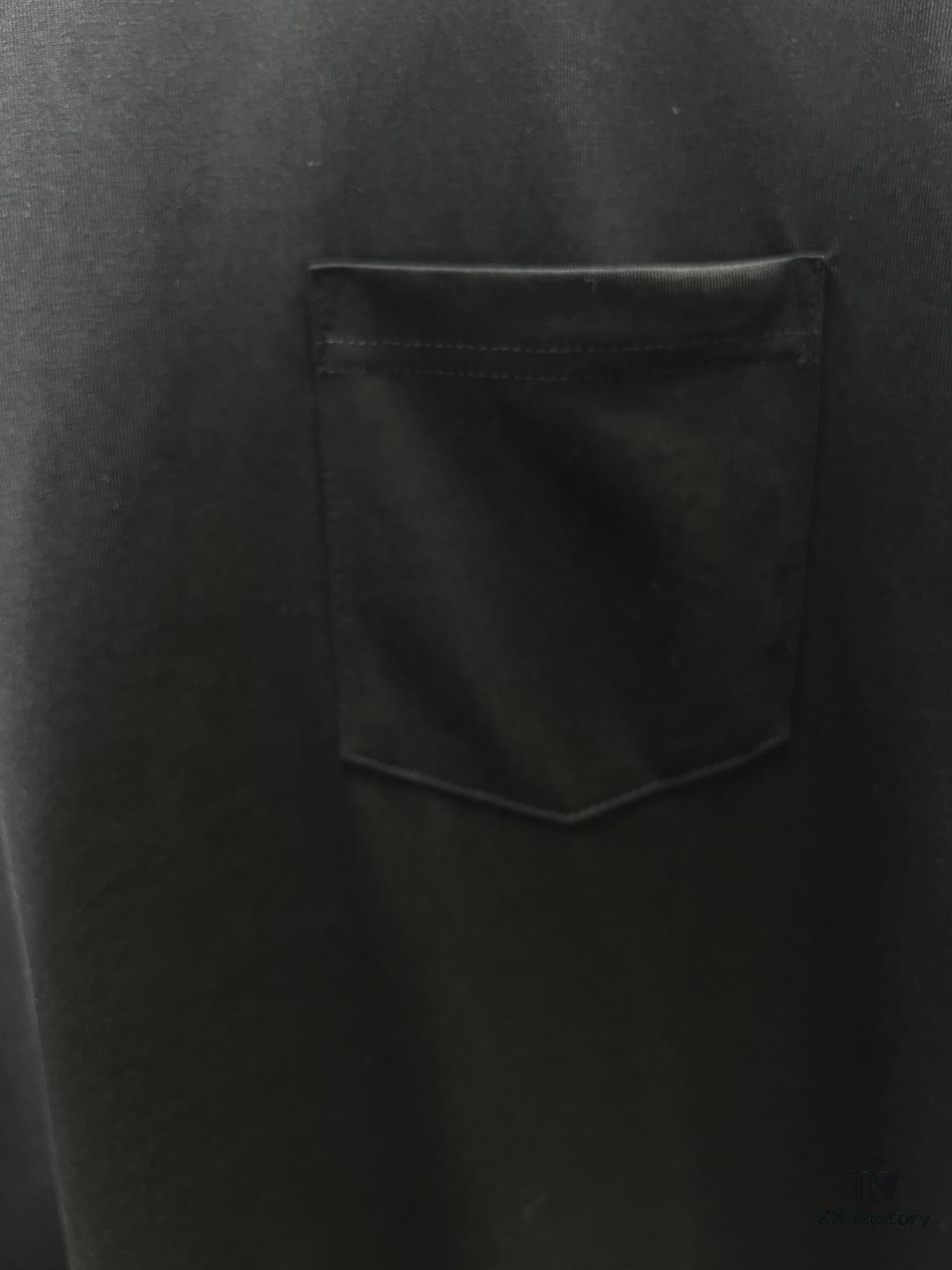 Chrome Hearts Short Sleeve T-Shirt with Neckline Sanskrit Logo Unisex