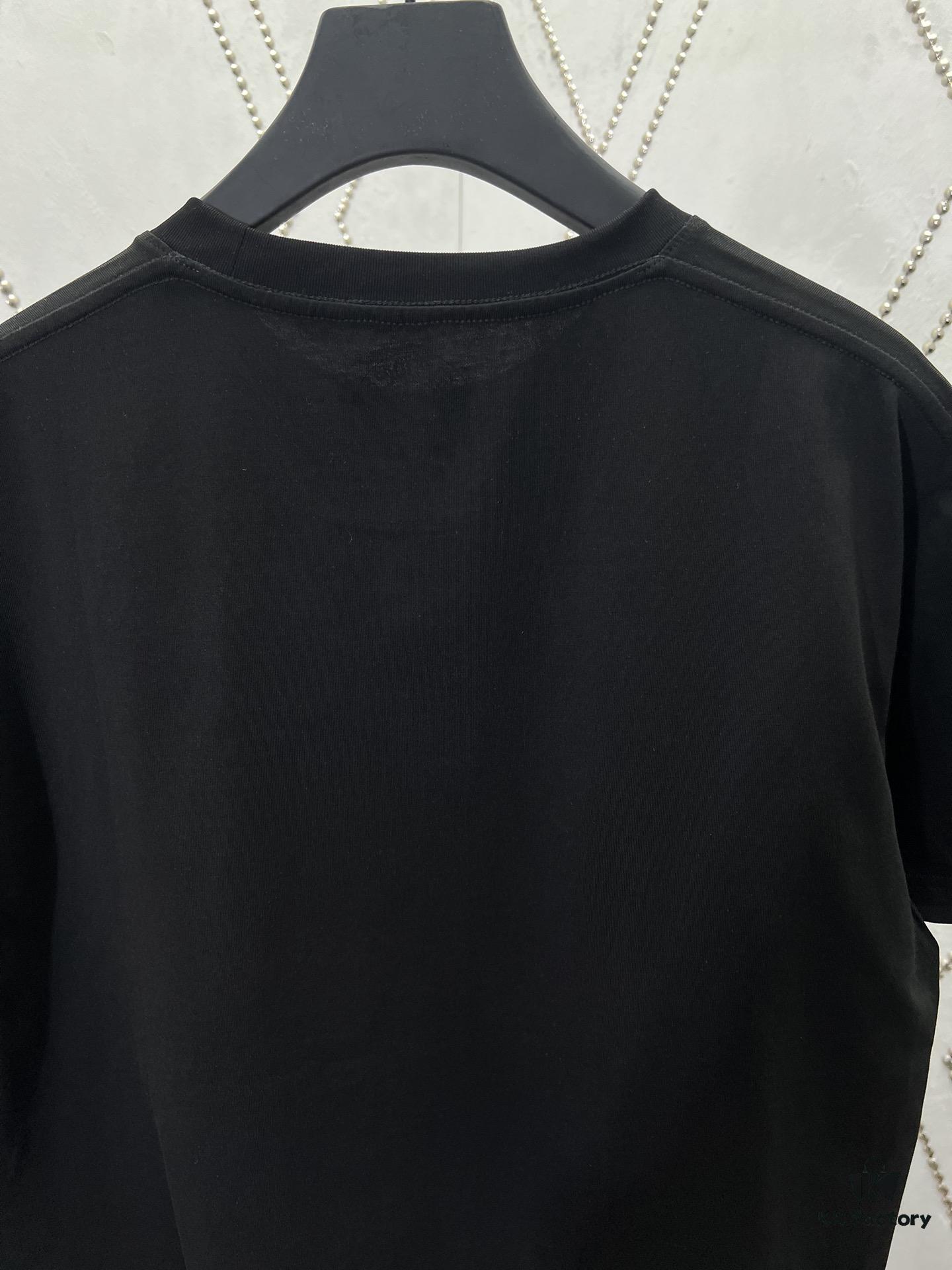 Chrome Hearts Short Sleeve T-Shirt with Neckline Sanskrit Logo Unisex