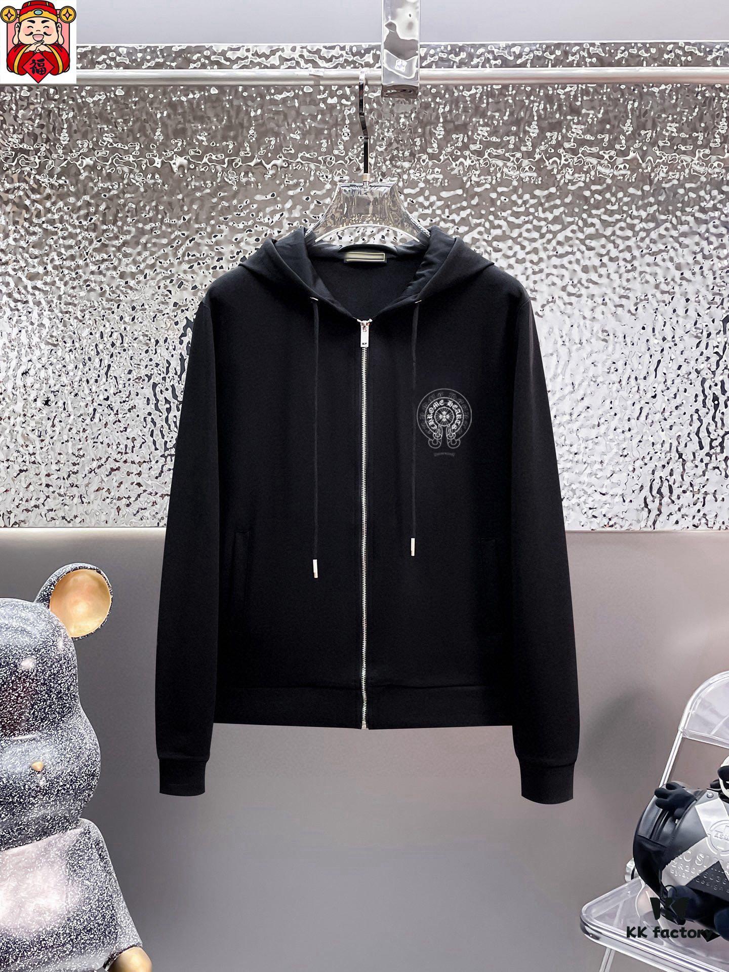 ChampionHearts (Croxxheart) Plus-Size Men's Fashion Knitwear Set – 2025 New Arrival Premium Hooded Cardigan & Pants Set, Crafted from 100% Natural High-Quality Roman Cotton, Comfortable and Elegant, Original Hardware, Size M to 5XL (Fits up to 220 lbs)