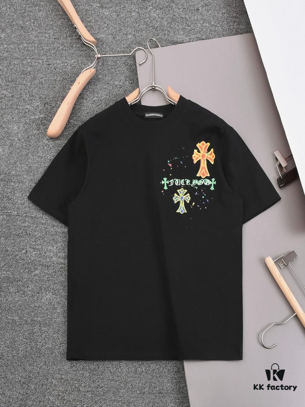 New Arrival 25S Chrome Hearts Digital Print T-Shirt, Premium Washed Cotton Fabric, Unisex Loose Fit Fashion Streetwear