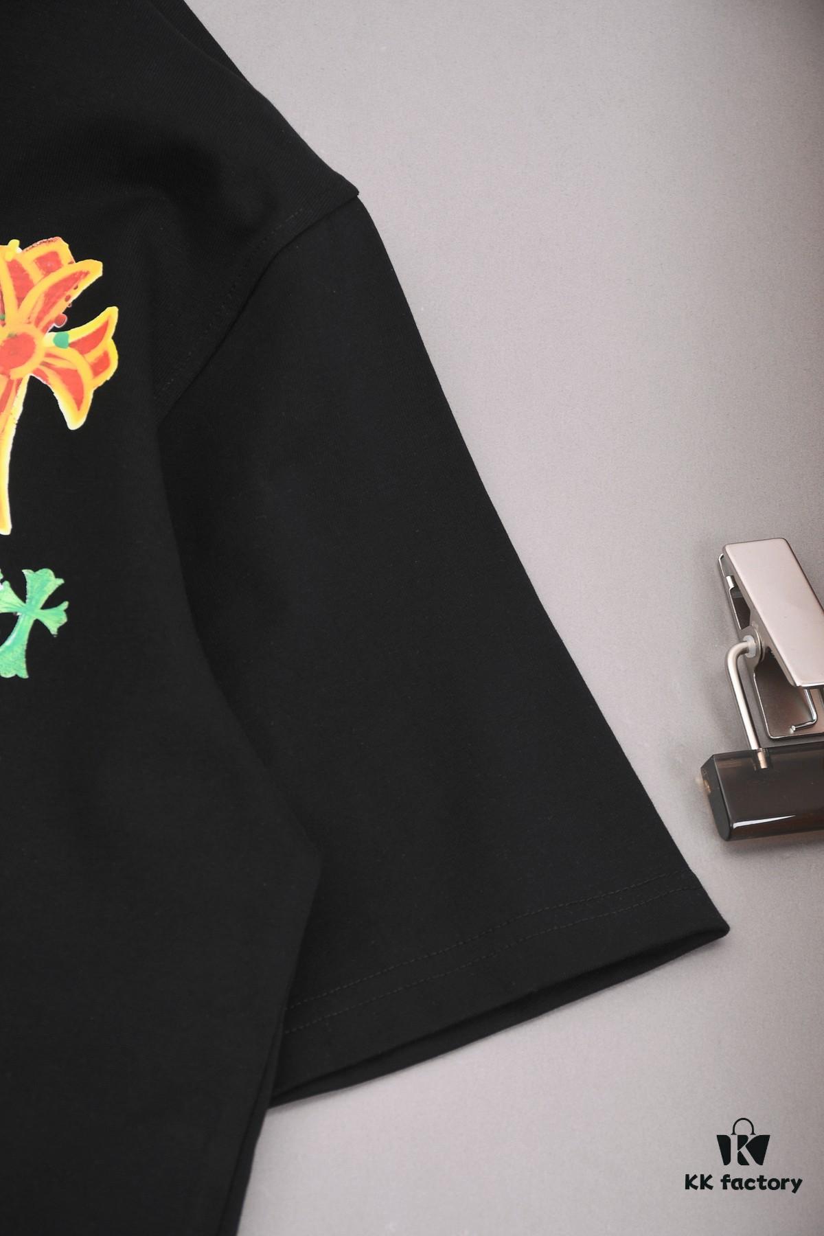 New Arrival 25S Chrome Hearts Digital Print T-Shirt, Premium Washed Cotton Fabric, Unisex Loose Fit Fashion Streetwear