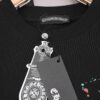 New Arrival 25S Chrome Hearts Digital Print T-Shirt, Premium Washed Cotton Fabric, Unisex Loose Fit Fashion Streetwear