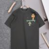 New Arrival 25S Crocodile Heart Digital Print T-Shirt, Heavyweight Washed Cotton Unisex Fashion Tee