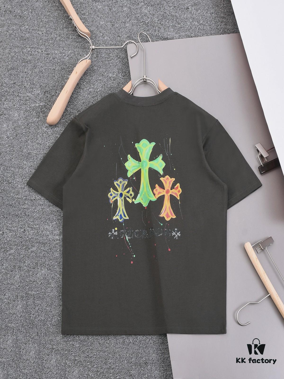 New Arrival 25S Crocodile Heart Digital Print T-Shirt, Heavyweight Washed Cotton Unisex Fashion Tee