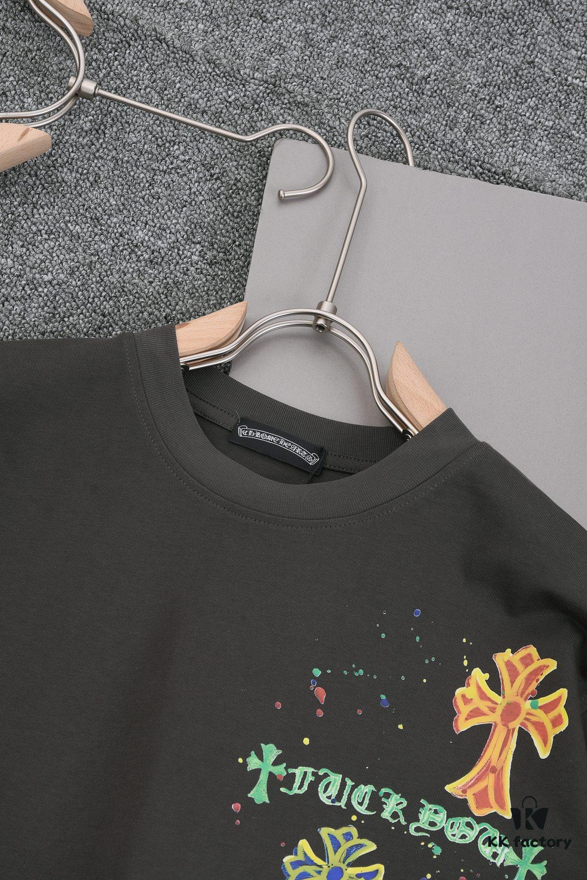 New Arrival 25S Crocodile Heart Digital Print T-Shirt, Heavyweight Washed Cotton Unisex Fashion Tee