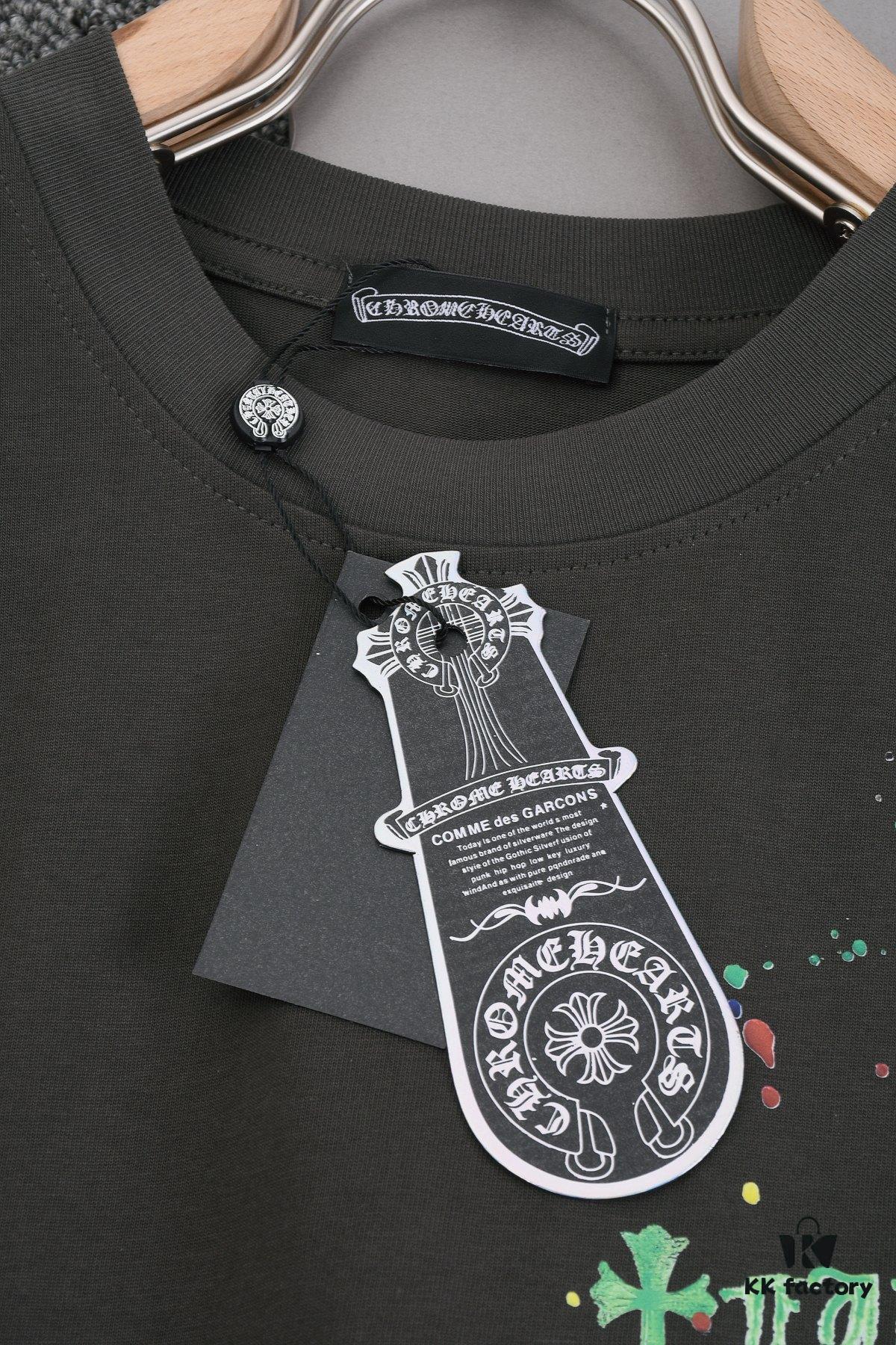 New Arrival 25S Crocodile Heart Digital Print T-Shirt, Heavyweight Washed Cotton Unisex Fashion Tee