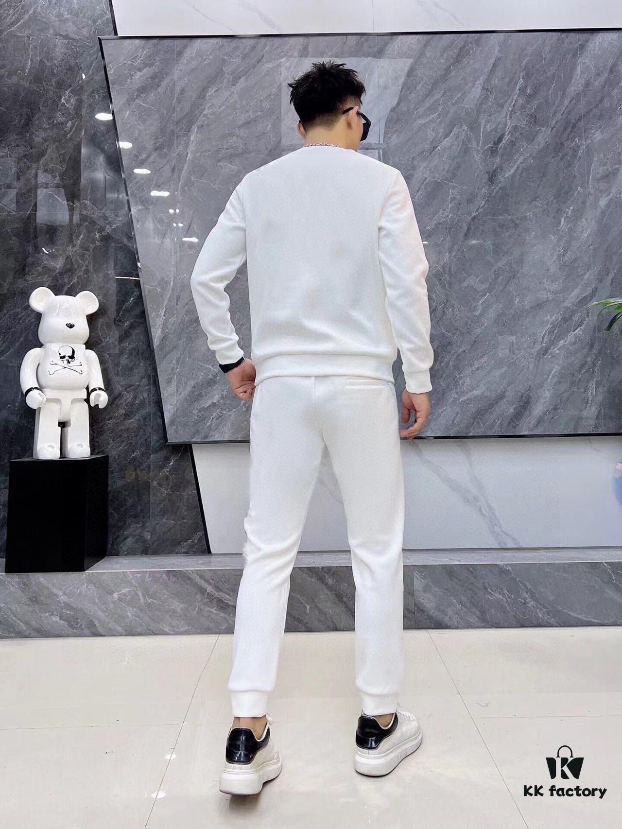 ChampionHearts (Croxxheart) Plus-Size Men's Fashion Hoodie Set – 2025 New Arrival, Premium Quality Roman Cotton, Elegant Design with Original Hardware