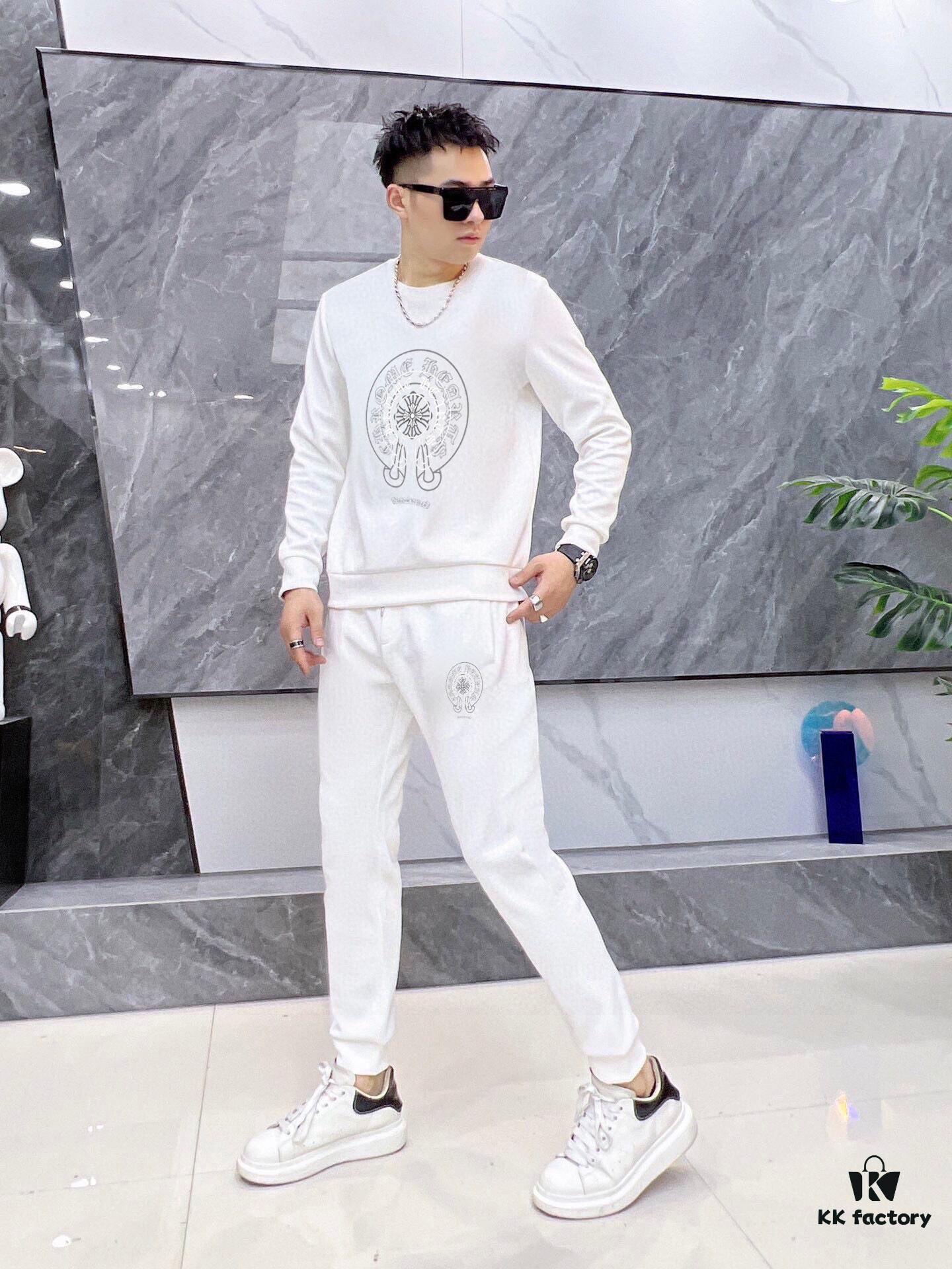 ChampionHearts (Croxxheart) Plus-Size Men's Fashion Hoodie Set – 2025 New Arrival, Premium Quality Roman Cotton, Elegant Design with Original Hardware