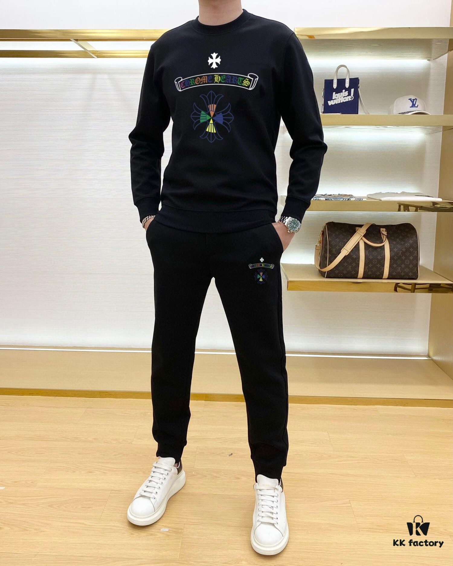 ChampionHearts (Crooked Hearts) Plus-Size Men's Fashion Hoodie Set – 2025 New Arrival, Premium Quality Roman Cotton, Elegant and Comfortable Design