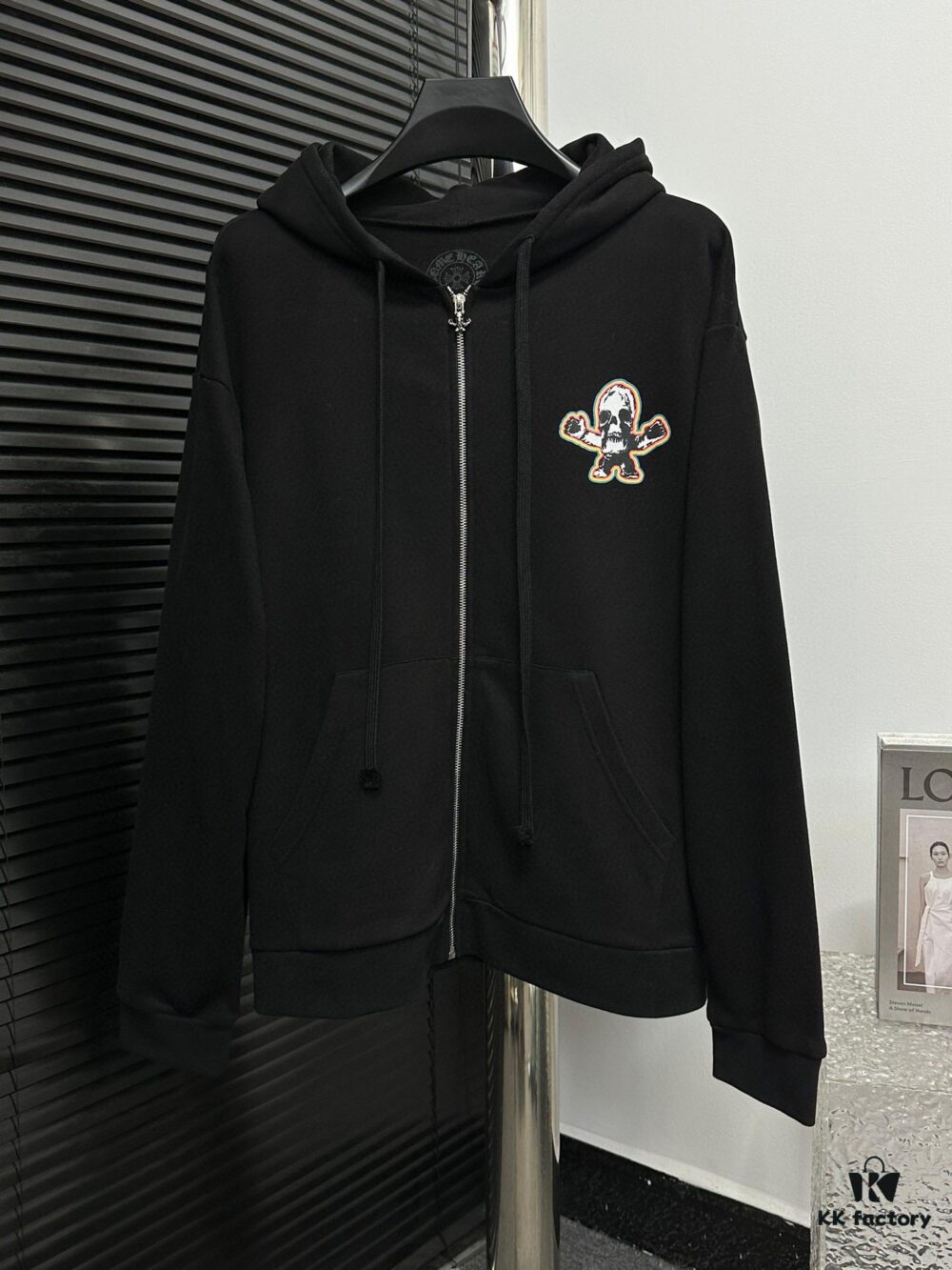 Come Heartsfoti Limited Edition Colorful Print Zip-up Hooded Jacket