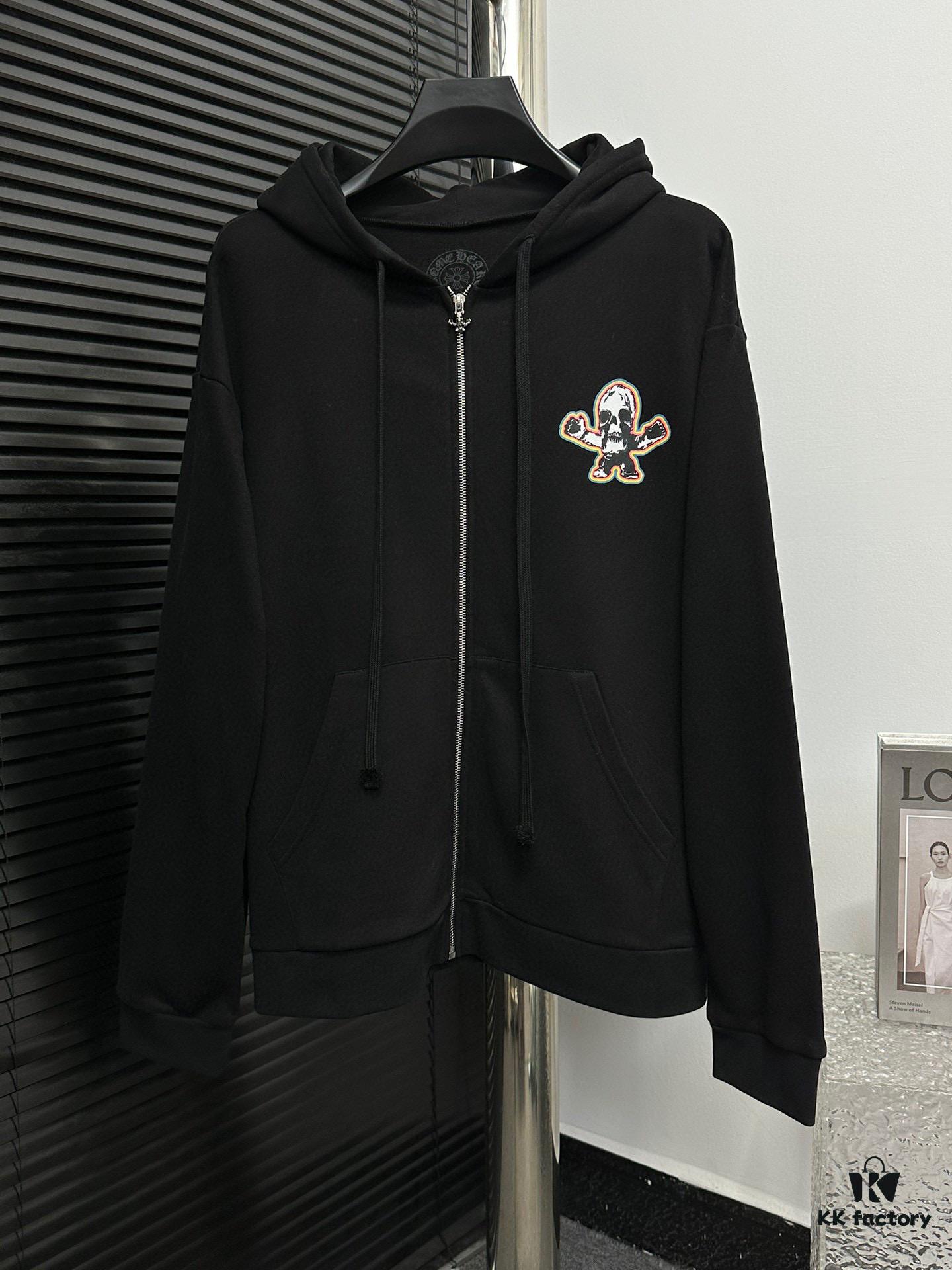 Come Heartsfoti Limited Edition Colorful Print Zip-up Hooded Jacket