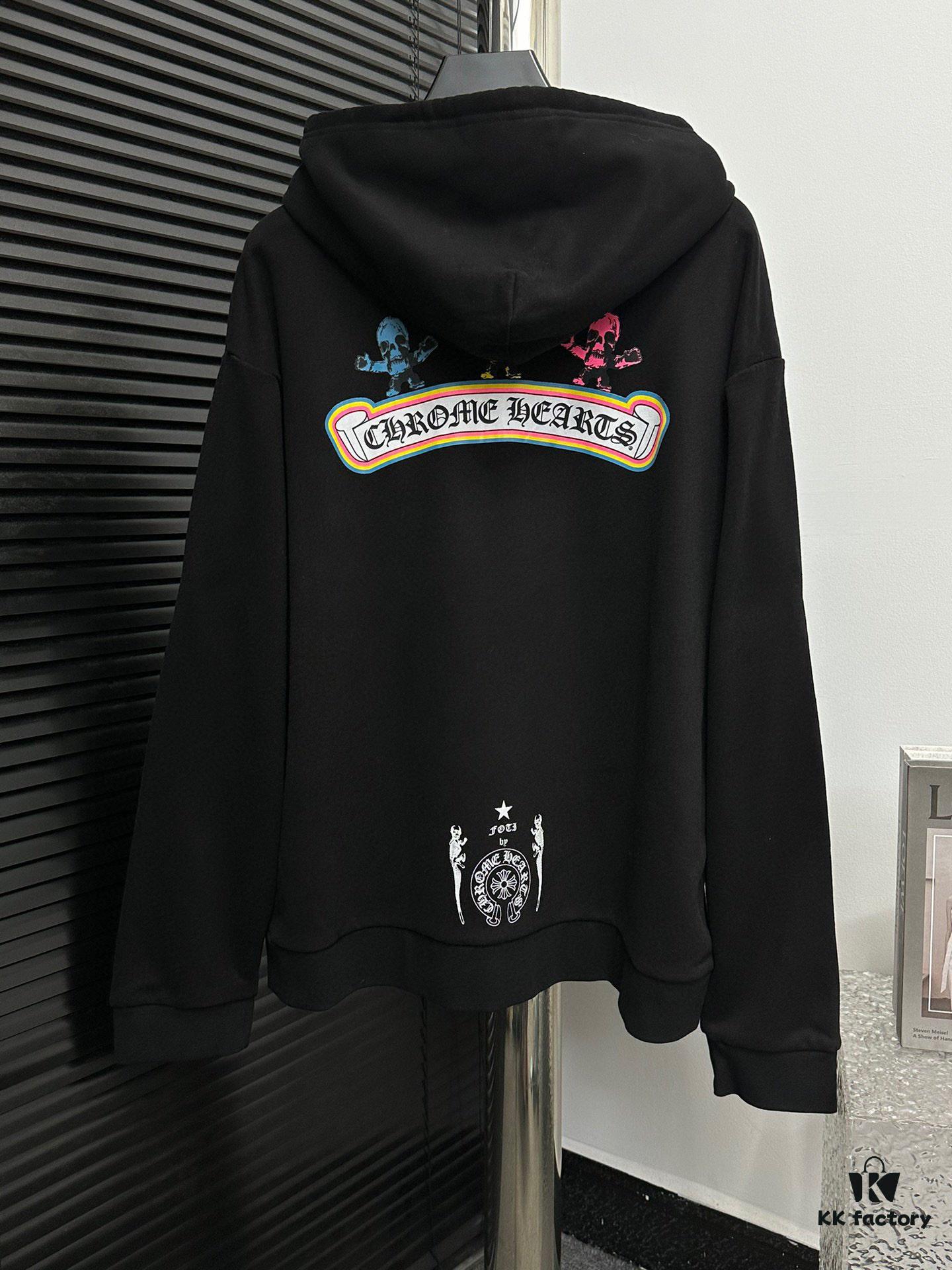 Come Heartsfoti Limited Edition Colorful Print Zip-up Hooded Jacket