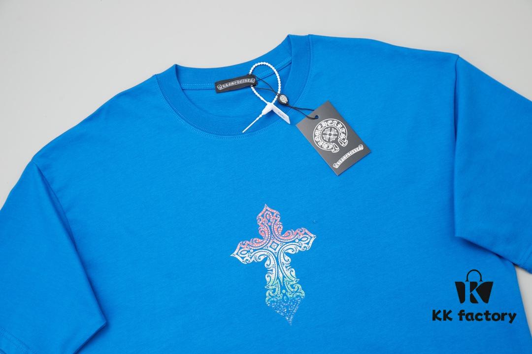 Ch*ome Hearte CH 25SS Early Spring New Arrival Silicone Print Rhinestone Short Sleeve T-Shirt