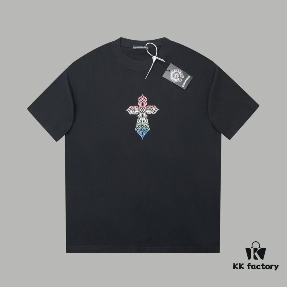 Ch*ome Hearte CH 25SS Early Spring New Arrival Silicone Print Rhinestone Short Sleeve T-Shirt