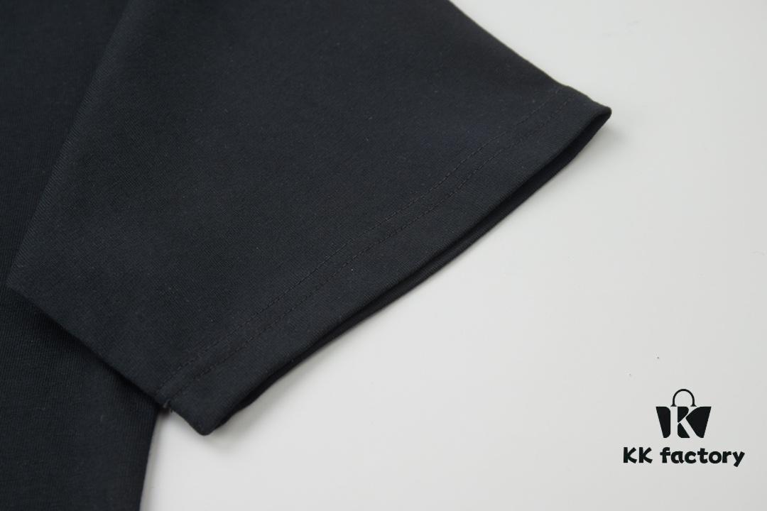 Ch*ome Hearte CH 25SS Early Spring New Arrival Silicone Print Rhinestone Short Sleeve T-Shirt