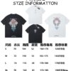 Ch*ome Hearte CH 25SS Early Spring New Arrival Silicone Print Rhinestone Short Sleeve T-Shirt