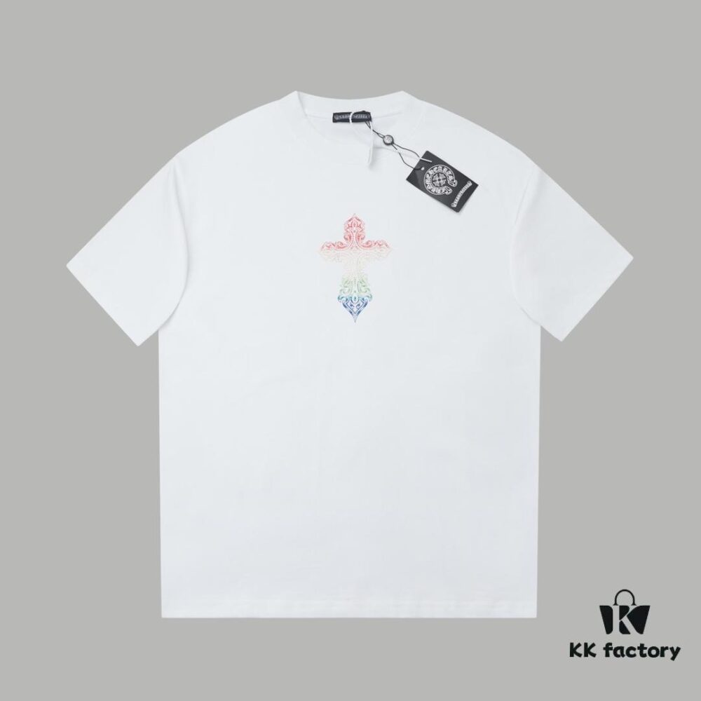 Ch*ome Hearte CH 25SS Early Spring New Arrival Silicone Print Rhinestone Short Sleeve T-Shirt