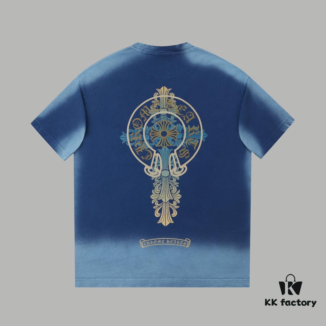 Chrome Hearts CH 25SS Spring Collection Cross Print Short Sleeve T-Shirt