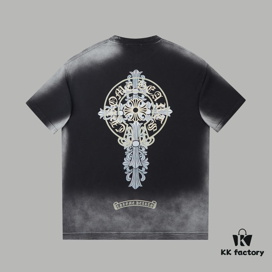 Chrome Hearts CH 25SS Spring Collection New Arrival Cross Print Short Sleeve T-Shirt