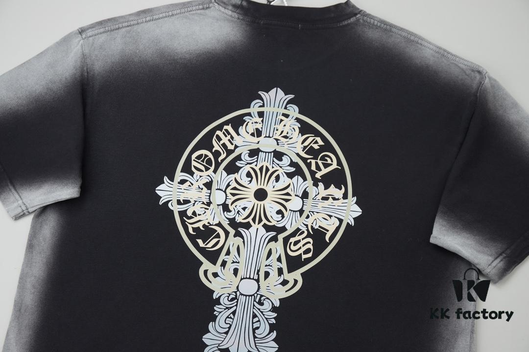 Chrome Hearts CH 25SS Spring Collection New Arrival Cross Print Short Sleeve T-Shirt
