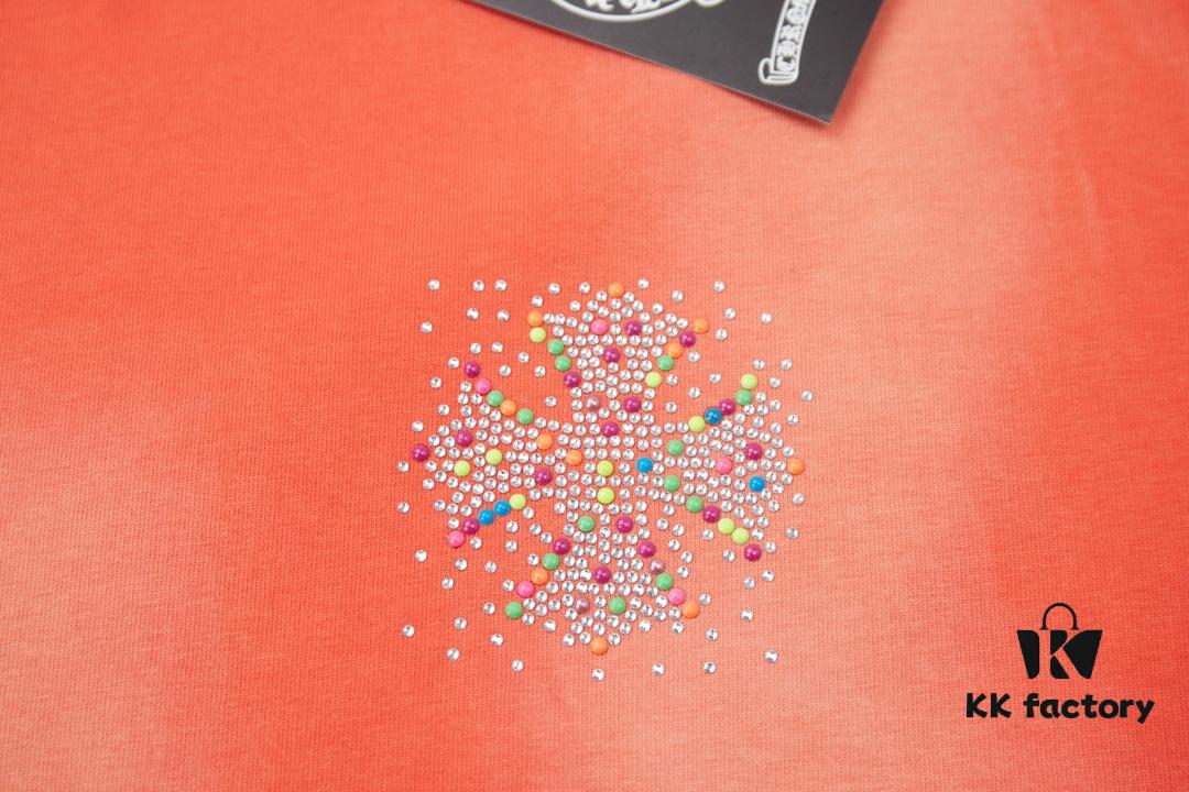 Chrome Hearts CH 25SS Spring New Arrival Rhinestone Embellished Short Sleeve T-Shirt