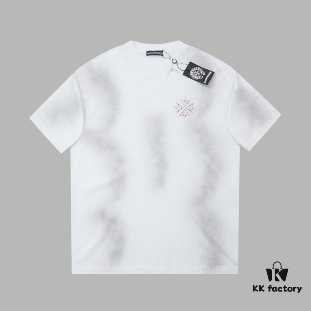Chrome Hearts CH 25SS Spring Collection Rhinestone Embellished Short Sleeve T-Shirt