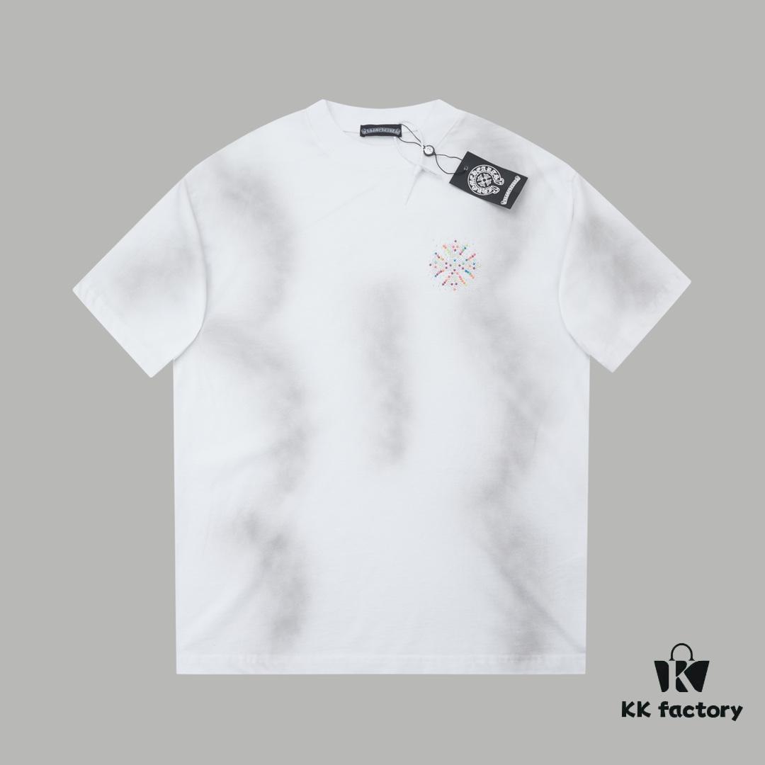 Chrome Hearts CH 25SS Spring Collection Rhinestone Embellished Short Sleeve T-Shirt