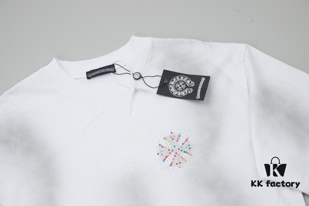 Chrome Hearts CH 25SS Spring Collection Rhinestone Embellished Short Sleeve T-Shirt