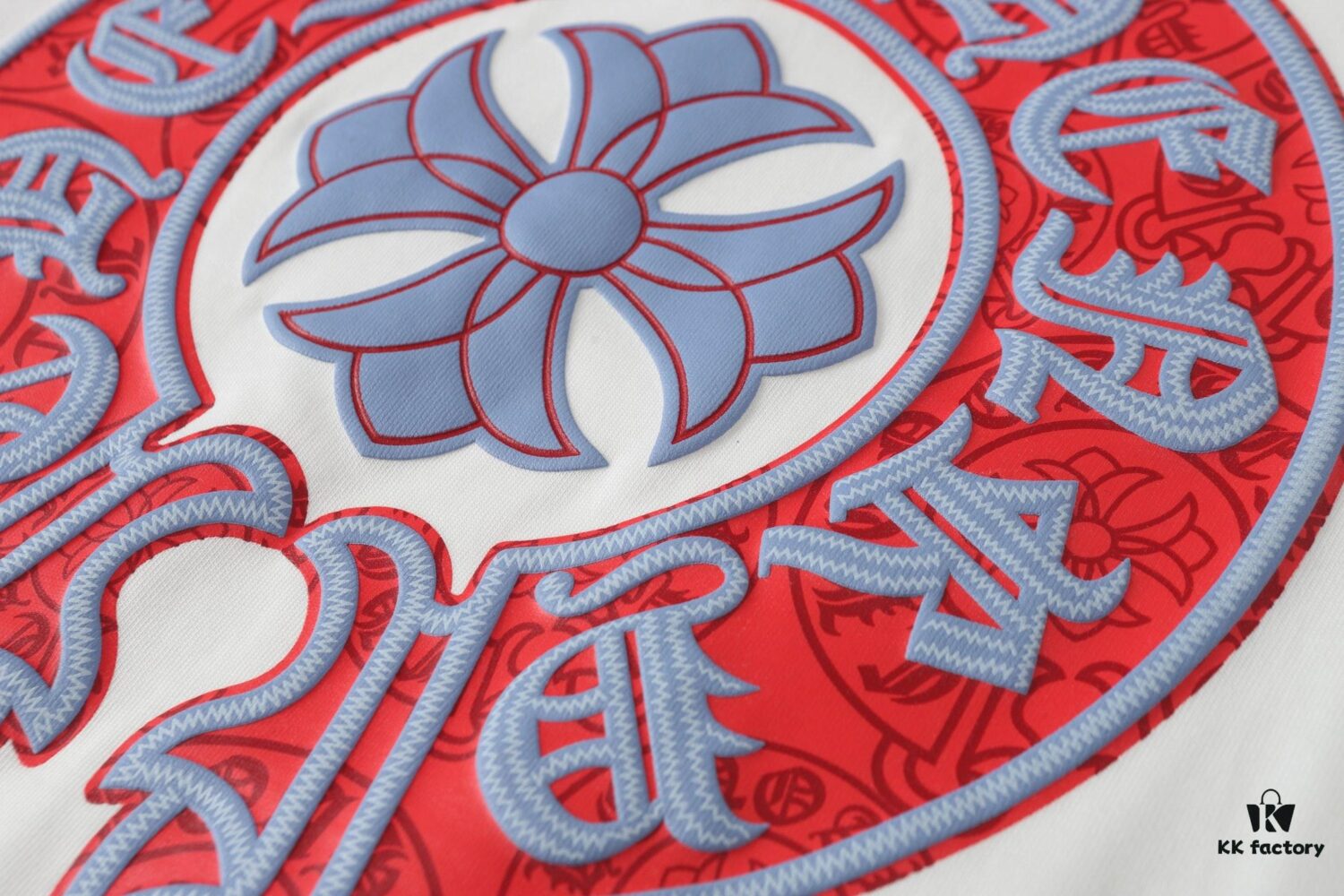 Chrome Hearts CH Horse Hoof Painted Foaming Short Sleeve T-Shirt