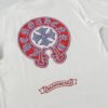 Chrome Hearts CH Horse Hoof Painted Foaming Short Sleeve T-Shirt