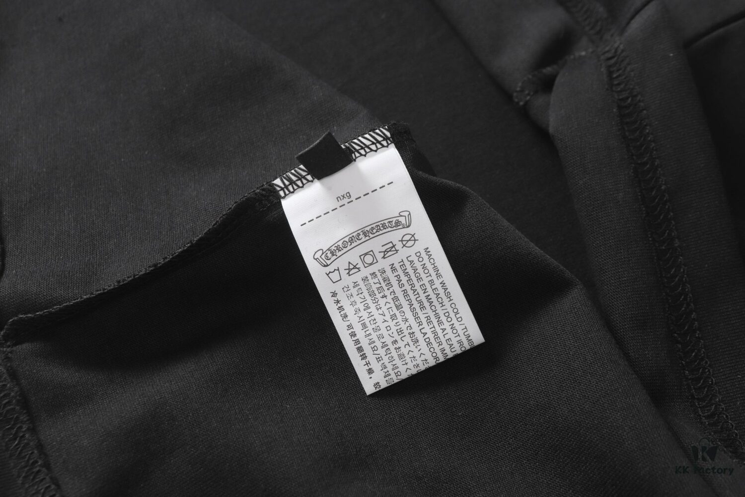 Chrome Hearts CH Horse Hoof Multicolor Painted Puff Print Short Sleeve T-Shirt