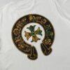 Chrome Hearts CH Cross Painted Horseshoe Short Sleeve T-Shirt