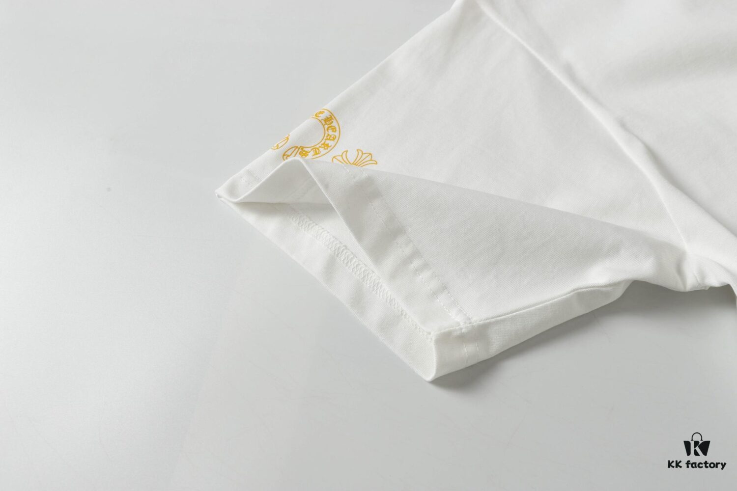 Chrome Hearts CH Cross Painted Horseshoe Short Sleeve T-Shirt