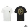 Chrome Hearts CH Cross Painted Horseshoe Short Sleeve T-Shirt