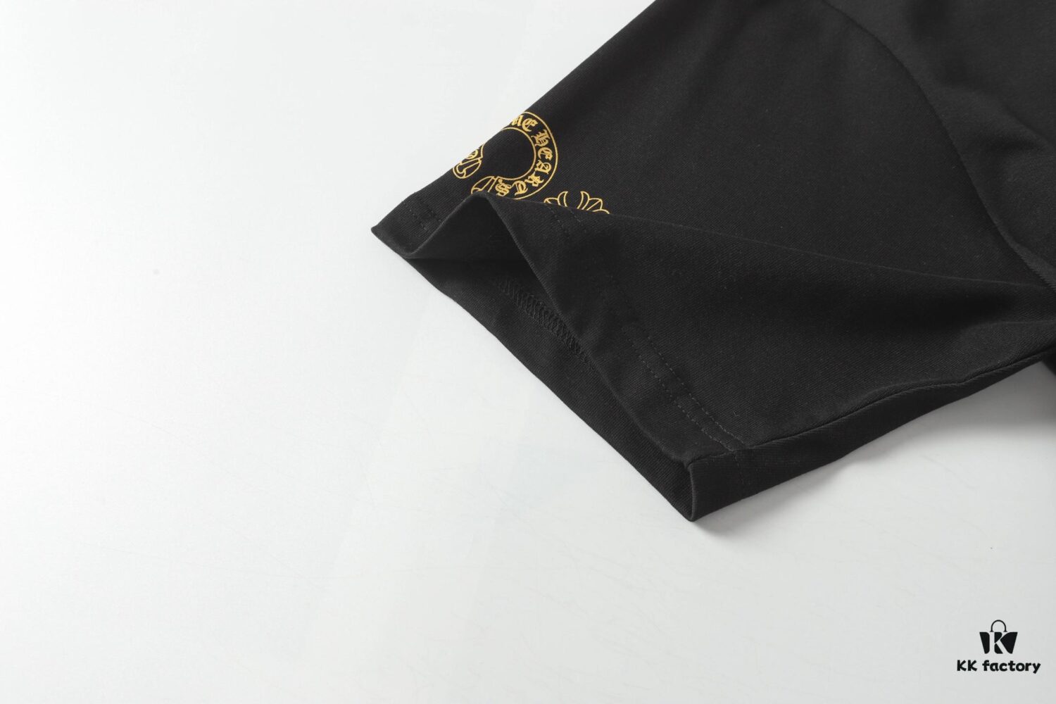 Chrome Hearts CH Horse Hoof Painted Cross Short-Sleeve T-Shirt