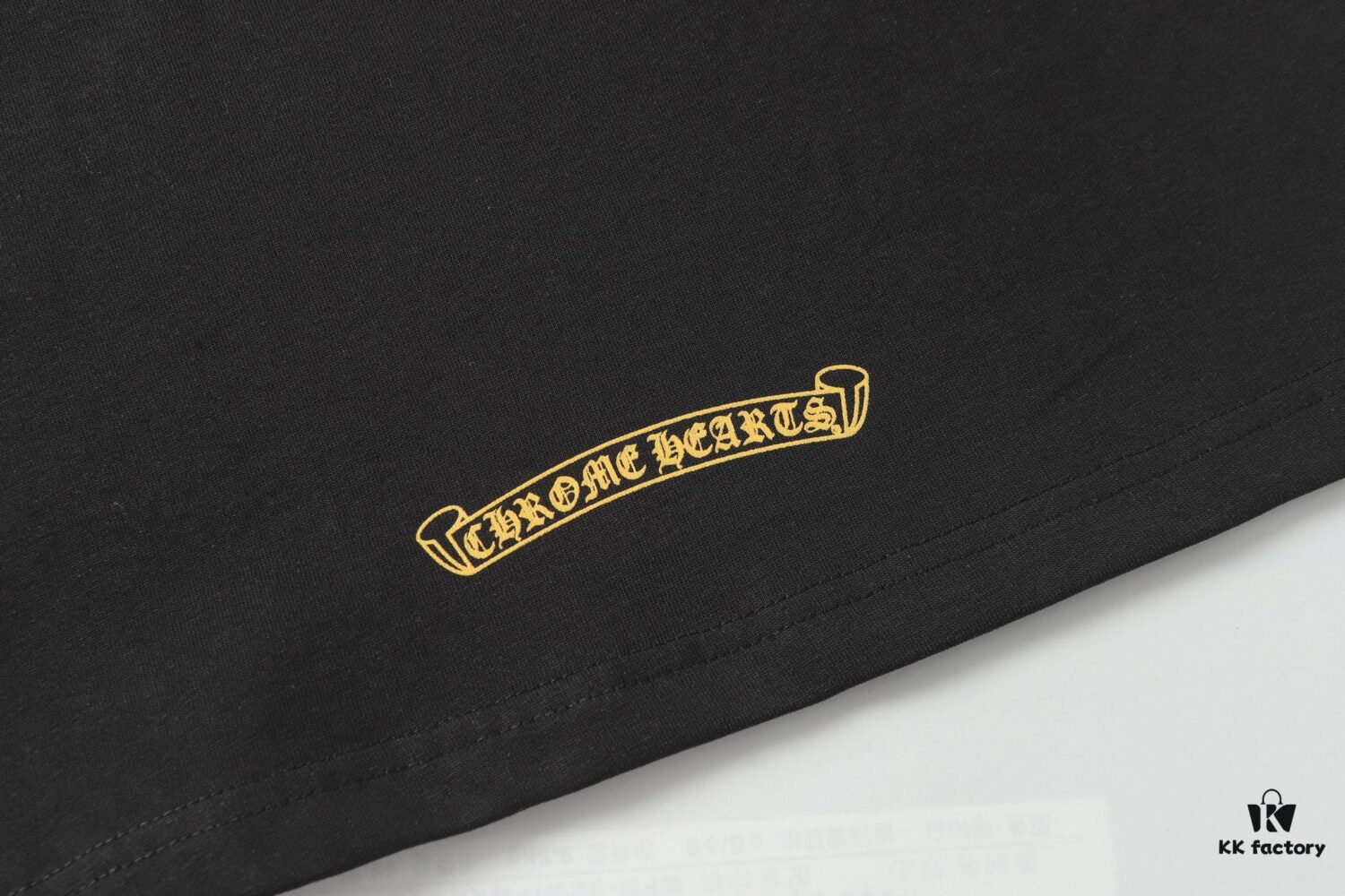 Chrome Hearts CH Horse Hoof Painted Cross Short-Sleeve T-Shirt