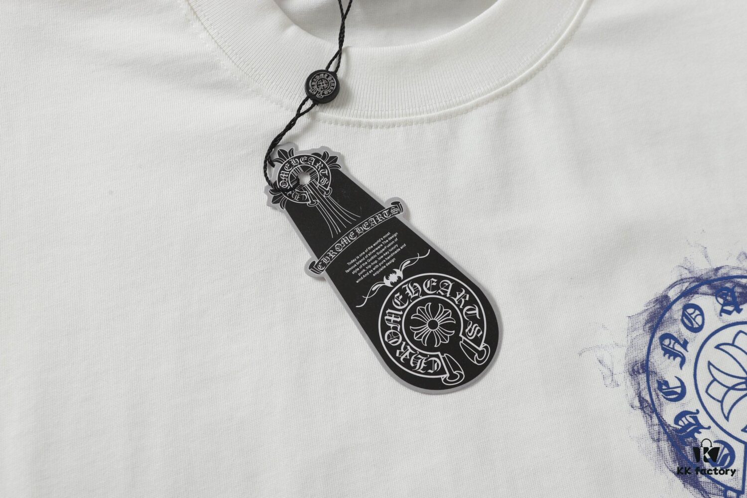 CH/Chrome Hearts 25SS Front and Back Logo Print Crew Neck Short Sleeve T-Shirt