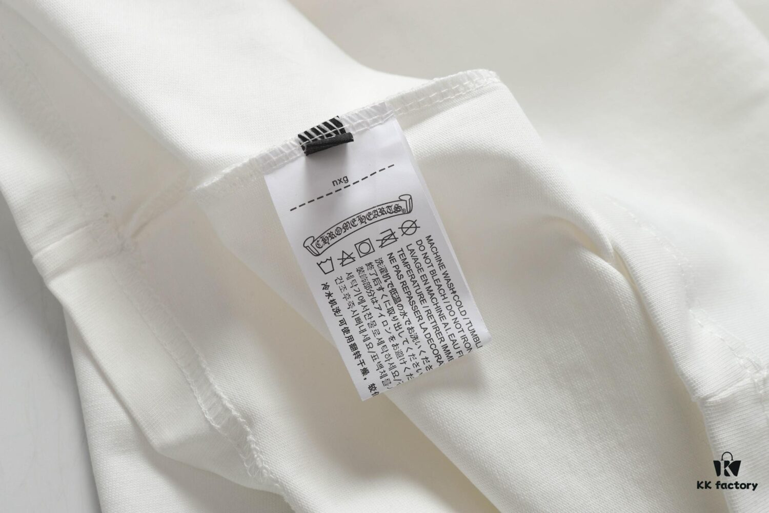 CH/Chrome Hearts 25SS Front and Back Logo Print Crew Neck Short Sleeve T-Shirt