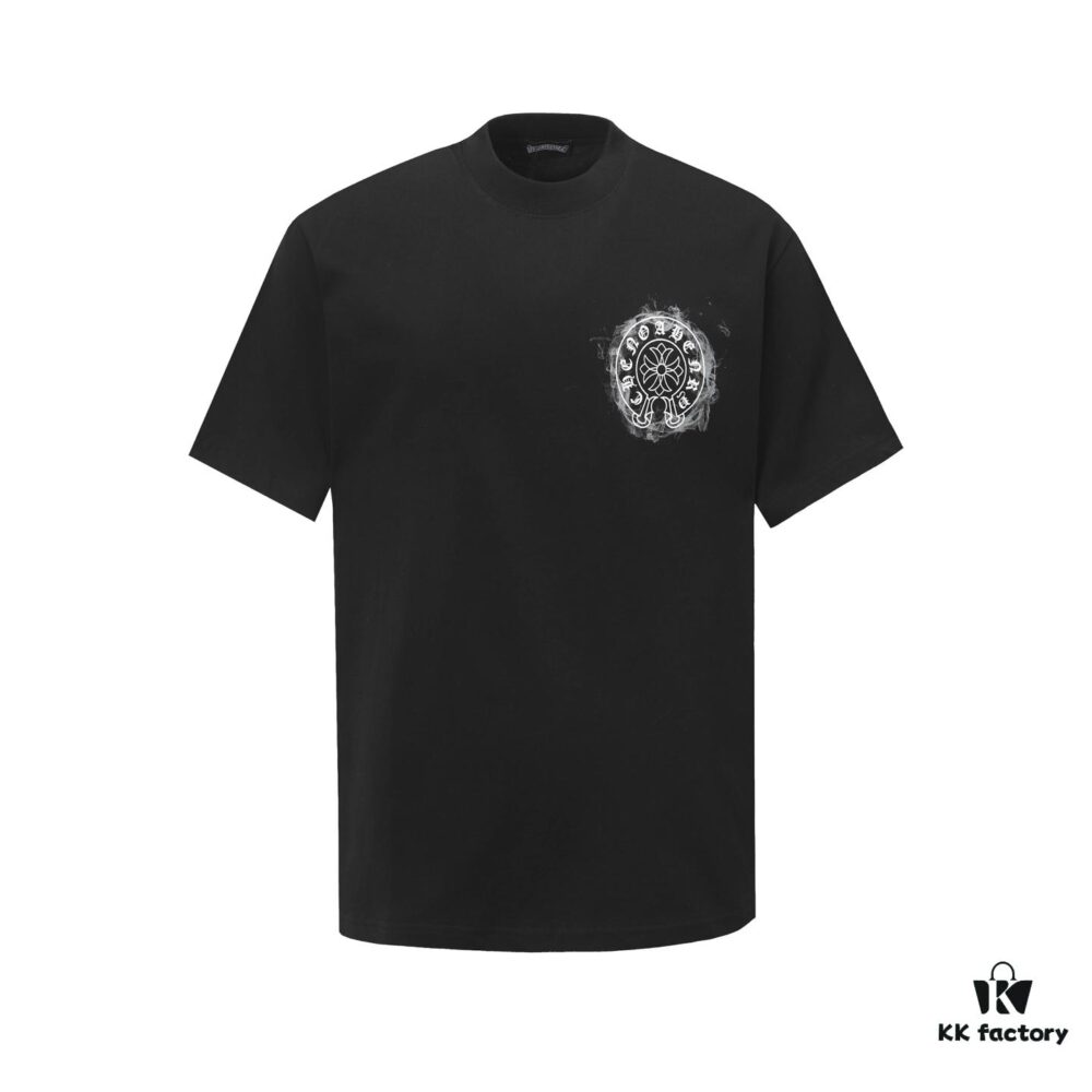 CH/Chrome Hearts 25SS Front and Back Logo Print Crew Neck Short Sleeve T-Shirt